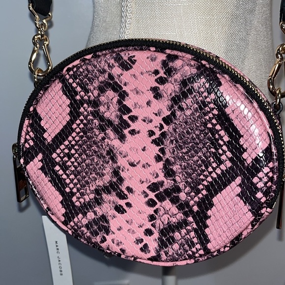 NWT! $295 MSRP Marc Jacobs Dusty Pink Snakeskin-Embossed Leather Crossbody Bag - Picture 10 of 10